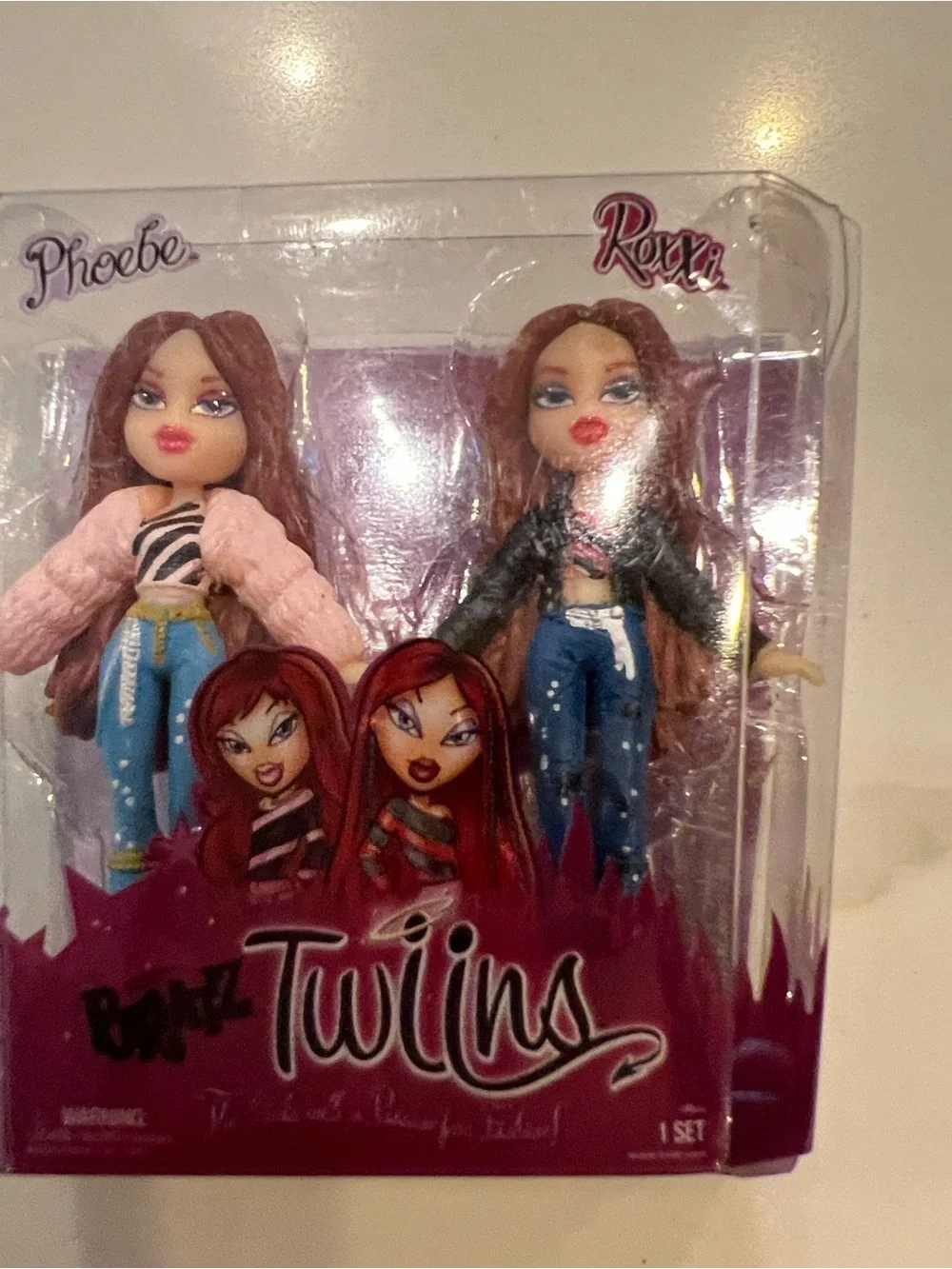 2005 Lil’ Bratz Twiins Phoebe & Roxxi Mini Dolls NIB Sealed MGA Rare